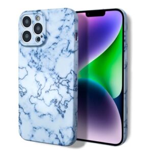 For iPhone 14 Marble Pattern Phone Case
